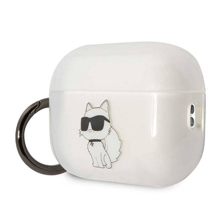 Karl Lagerfeld NFT Ikonik Choupette Head - Etui AirPods Pro 2 (przezroczysty) (KLAP2HNCHTCT)