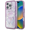 Hello Kitty Liquid Glitter 50TH Anniversary Party - Etui iPhone 16 Pro (fioletowy) (HKHCP16LL50PPU)