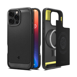 Spigen Rugged Armor Mag MagSafe - Etui do iPhone 16 Pro Max (Matte Black) (ACS07986)