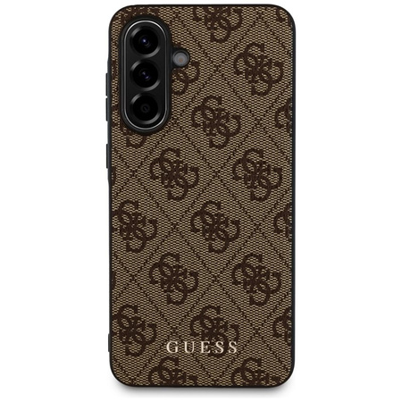 Guess 4G Metal Gold Logo - Etui do Samsung Galaxy A36 5G (brązowy) (GUHCSA36G4GFBR)