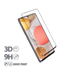 Crong 3D Armour Glass - Szkło hartowane 9H Full Glue na cały ekran Samsung Galaxy A42 5G (CRG-3DAG-SGA42)