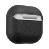 KeyBudz Artisan Series Leather Case - skórzane etui ochronne do AirPods 4 gen.(black) (AP4_S3_BLK)