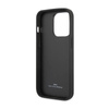 BMW Leather Quilted - Etui iPhone 14 Pro (czarny) (BMHCP14L22RQDK)