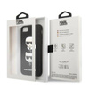 Karl Lagerfeld Saffiano Karl & Choupette Heads - Etui iPhone SE 2022 / SE 2020 / 8 / 7 (czarny) (KLHCI8SAKICKCBK)