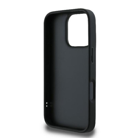 Karl Lagerfeld Quilted Signature - Etui iPhone 16 Pro (czarny) (KLHCP16LPQDSMGK)