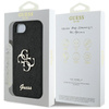 Guess Fixed Glitter Big 4G - Etui do iPhone 16e (czarny) (GUHCPSE4HG4SGK)