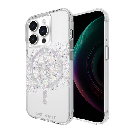 Case-Mate Karat MagSafe - Etui iPhone 15 Pro zdobione masą perłową (A Touch of Pearl) (CM051478)