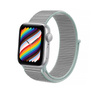 Crong Nylon - Pasek sportowy do Apple Watch 38/40/41/42 mm (Pastel Grey) (CRG-40NLB-PGR)