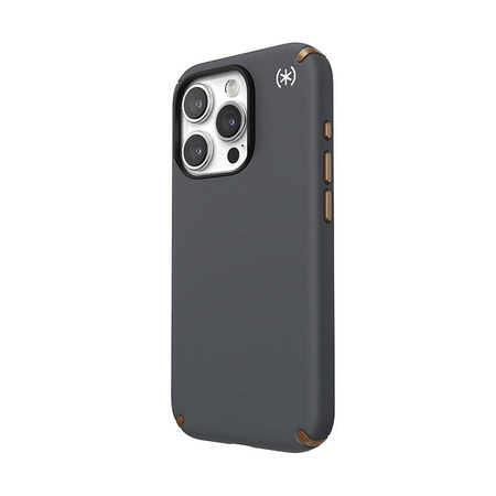 Speck Presidio2 Pro Magsafe - Etui iPhone 15 Pro (Charcoal Grey / Cool Bronze / White) (150564-3212)
