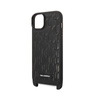 Karl Lagerfeld Monogram Plaque Logo Strap - Etui iPhone 14 Plus (czarny) (KLHCP14MSTMMK)