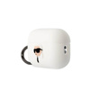 Karl Lagerfeld Silicone NFT Karl Head 3D - Etui AirPods Pro 2 (biały) (KLAP2RUNIKH)