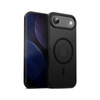 Crong Hybrid Frost MAG Cover - Etui MagSafe iPhone Air (czarny) (CRGHFMIP1766ABLK)