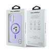 Karl Lagerfeld Silicone Karl & Choupette Ring MagSafe - Etui iPhone 16 Plus (fioletowy) (KLHMP16MSCMKCRHU)
