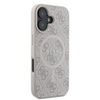 Guess 4G Ring Classic Logo MagSafe - Etui iPhone 16 Plus (różowy) (GUHMP16MG4GFRP)
