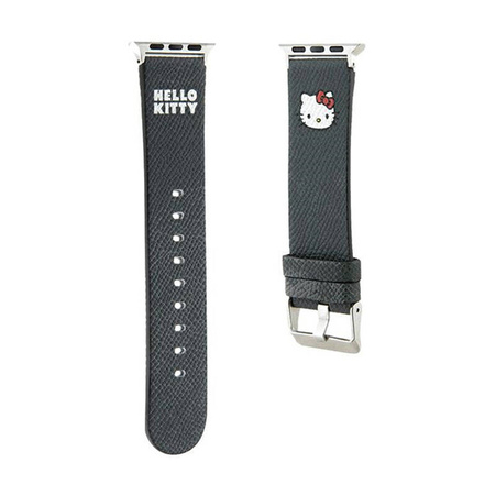 Hello Kitty Strap Kitty Head - Pasek do Apple Watch 38/40/41 mm (czarny) (HKAWMPGKHK)
