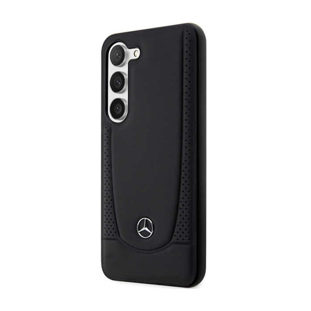 Mercedes Leather Urban Line - Etui Samsung Galaxy S23 FE (czarny) (MEHCS23FEARMBK)