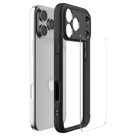 Spigen Ultra Hybrid - Etui do iPhone 17 Pro Max (Matte Black) (ACS10279)