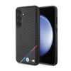 BMW Carbon Tricolor Line MagSafe - Etui Samsung Galaxy S24 (czarny) (BMHMS24S23PUDTK)