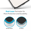 Speck Presidio Perfect-Clear with Impact Geometry - Etui iPhone 15 Plus / 14 Plus z powłoką MICROBAN (Clear / Black) (150124-5905)