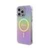 Guess IML Iridescent MagSafe - Etui iPhone 15 Pro Max (różowy) (GUHMP15XHITSP)