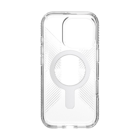 Speck Presidio Perfect-Clear Grip ClickLock & MagSafe - Etui iPhone 16 Pro (Clear / Chrome Finish / Serene Silver) (150704-3199)