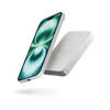 ZENS Slim Qi2 Aluminium Powerbank - magnetyczny powerbank 10000 mAh kompatybilny z MagSafe i Qi2 (white) (ZEPP10W/00)
