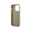 Guess Rhinestone Triangle - Etui iPhone 14 Pro (złoty) (GUHCP14LHDGTPD)