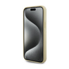 Guess 4G Strass Metal Logo - Etui iPhone 15 Plus (złoty) (GUHCP15MPS4DGPD)
