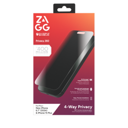 ZAGG InvisibleShield Glass Elite Privacy 360 - szkło prywatyzujące do iPhone 15 Plus / 16 Plus (4 kierunki) (200114875)