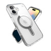 Speck Presidio Perfect-Clear ClickLock & MagSafe - Etui iPhone 16 (Clear / Chrome Finish / Serene Silver) (150691-3199)