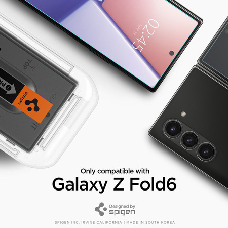 Spigen Glas.TR EZ Fit 2-Pack - Szkło hartowane do Samsung Galaxy Z Fold 6 (2 sztuki) (AGL07969)