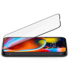 Spigen Glass FC - Szkło hartowane do iPhone 16e / iPhone 14 / iPhone 13 / iPhone 13 Pro (Czarna ramka) (AGL03392)