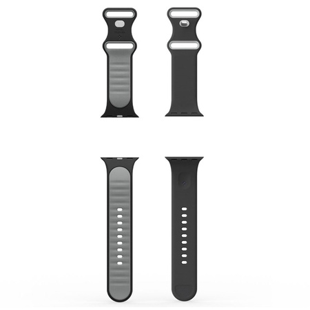 Spigen Nano Pop - Pasek do Apple Watch 44/45/46/49 mm (Black Sesame) (AMP09321)