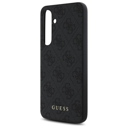 Guess 4G Metal Gold Logo - Etui Samsung Galaxy S24 FE (szary) (GUHCS24FEG4GFGR)