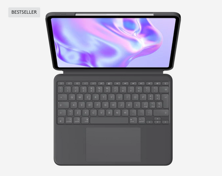 Logitech etui z klawiaturą Combo Touch do iPada Pro 11’’ US grafitowy (920-012831)