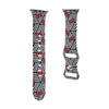 Hello Kitty Silicone Bows & Stripes - Pasek do Apple Watch 38/40/41 mm (czarny) (HKAWMSDIEZK)