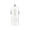 Budi - Ładowarka samochodowa USB + kabel Lightning (Biały) (BD062L)