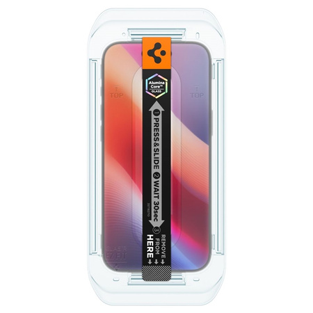 Spigen GLAS.TR EZ FIT Privacy 2-Pack - Szkło hartowane z filtrem prywatyzującym do iPhone Air (2 sztuki) (AGL09862)
