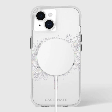 Case-Mate Karat MagSafe - Etui iPhone 15 / iPhone 14 / iPhone 13 zdobione masą perłową (A Touch of Pearl) (CM051384)