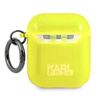 Karl Lagerfeld Choupette Head - Etui Airpods (fluo żółty) (KLA2UCHFY)