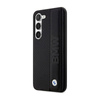 BMW Leather Textured & Stripe - Etui Samsung Galaxy S23 (czarny) (BMHCS23S22RDPK)