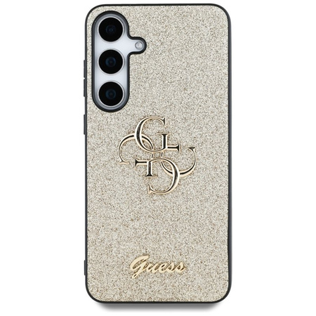 Guess Fixed Glitter Big 4G Metal Logo - Etui do Samsung Galaxy S25 (złoty) (GUHCS25SHG4SGD)