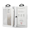 Guess Glitter Gradient Script - Etui iPhone 12 Pro Max (złoty) (GUHCP12LPCUGLSGO)