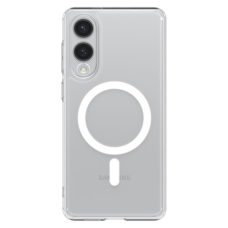 Spigen Ultra Hybrid Mag MagSafe - Etui do Samsung Galaxy S25 Edge (Clear / White) (ACS09418)