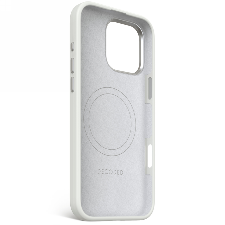Decoded AntiMicrobial Silicone Backcover - silikonowa obudowa ochronna do iPhone 16 Pro Max kompatybilna z MagSafe (stone gray) (D25IPO16PMBCS9SY)