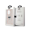 Karl Lagerfeld IML Choupette Head & Monogram - Etui iPhone 13 Pro (różowy) (KLHCP13LHKLPCHP)