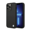 BMW Silicone Metal Logo - Etui iPhone 15 Pro Max (czarny) (BMHCP15XSILBK)