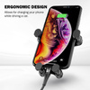 Crong Gravity Auto-Lock Car Holder – Uchwyt samochodowy grawitacyjny do telefonu 4,7”-6,5” (czarny) (CRG-CH5-BLK)
