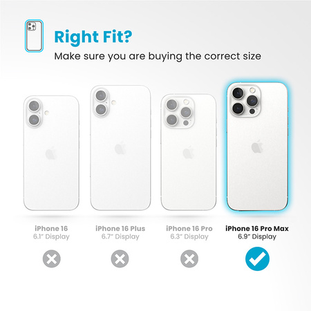 Speck Presidio2 Grip ClickLock & MagSafe - Etui iPhone 16 Pro Max (Coastal Blue / Dust Grey / White) (150725-3206)