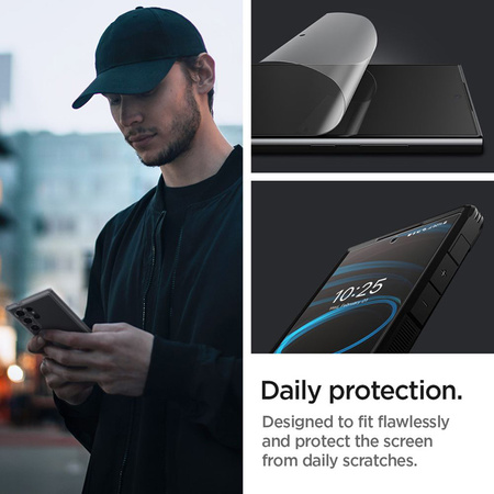 Spigen Neo Flex 2-Pack - Folia ochronna 2 szt. do Samsung Galaxy S24 Ultra (Przezroczysty) (AFL07494)